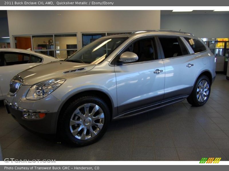Quicksilver Metallic / Ebony/Ebony 2011 Buick Enclave CXL AWD