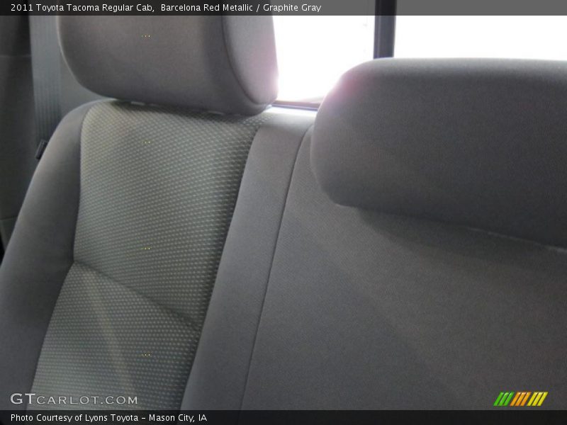 Barcelona Red Metallic / Graphite Gray 2011 Toyota Tacoma Regular Cab