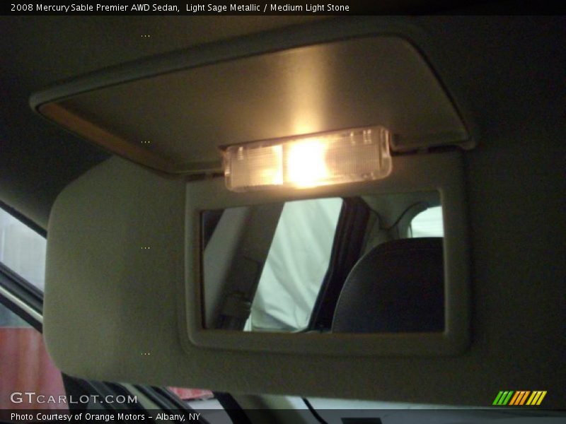 Light Sage Metallic / Medium Light Stone 2008 Mercury Sable Premier AWD Sedan