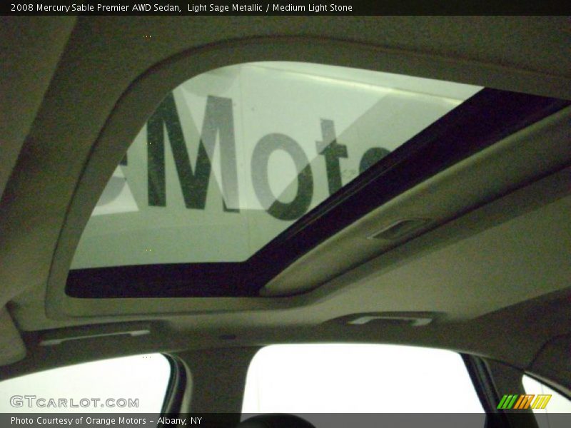 Light Sage Metallic / Medium Light Stone 2008 Mercury Sable Premier AWD Sedan