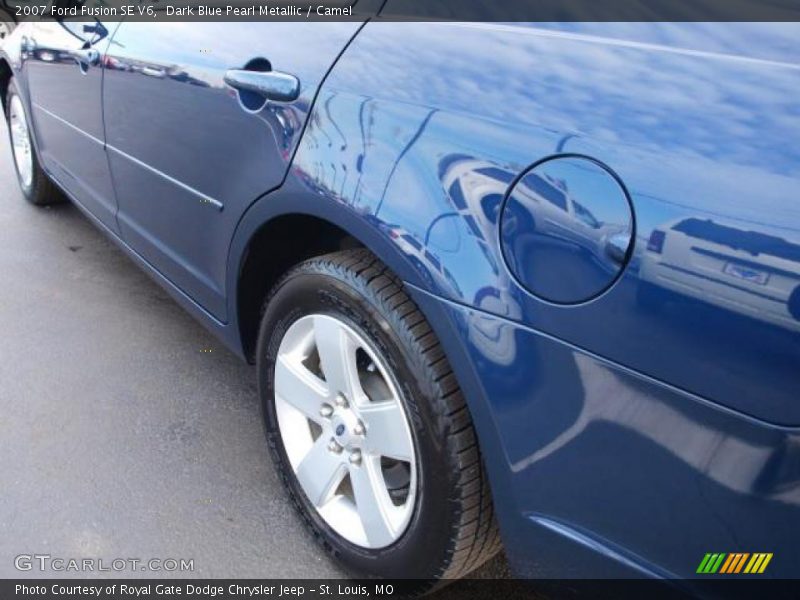Dark Blue Pearl Metallic / Camel 2007 Ford Fusion SE V6
