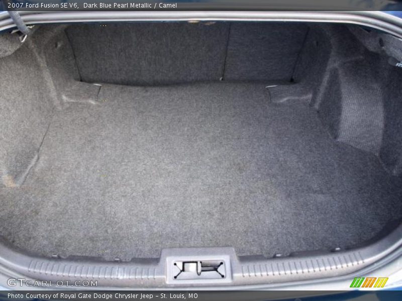 Dark Blue Pearl Metallic / Camel 2007 Ford Fusion SE V6