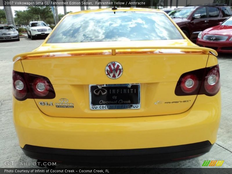Fahrenheit Yellow / Anthracite 2007 Volkswagen Jetta GLI Fahrenheit Edition Sedan