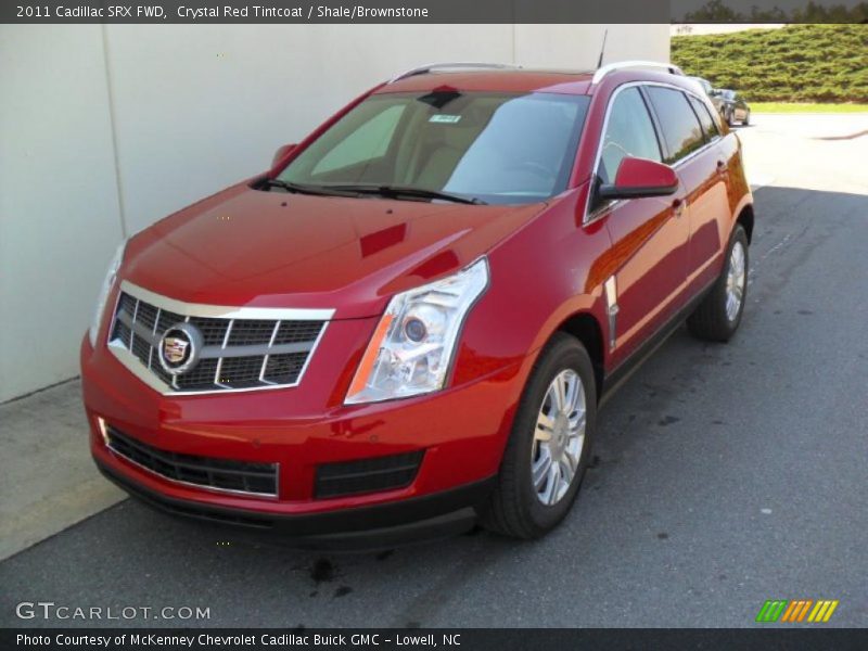 Crystal Red Tintcoat / Shale/Brownstone 2011 Cadillac SRX FWD
