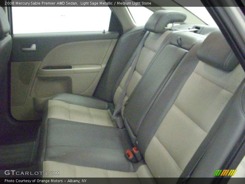 Light Sage Metallic / Medium Light Stone 2008 Mercury Sable Premier AWD Sedan