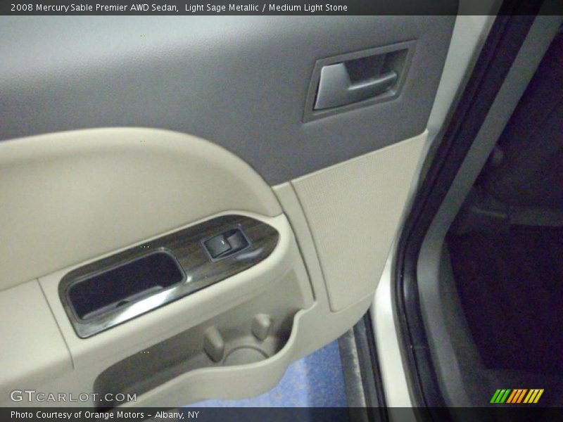 Light Sage Metallic / Medium Light Stone 2008 Mercury Sable Premier AWD Sedan