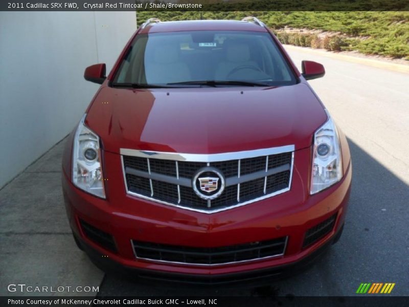 Crystal Red Tintcoat / Shale/Brownstone 2011 Cadillac SRX FWD