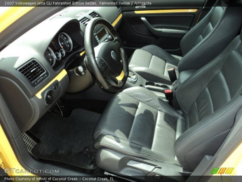  2007 Jetta GLI Fahrenheit Edition Sedan Anthracite Interior