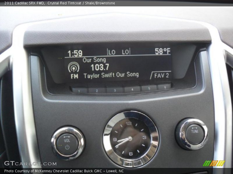 Crystal Red Tintcoat / Shale/Brownstone 2011 Cadillac SRX FWD