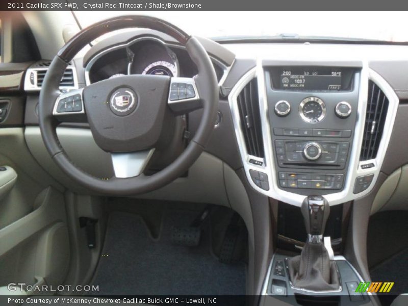 Crystal Red Tintcoat / Shale/Brownstone 2011 Cadillac SRX FWD