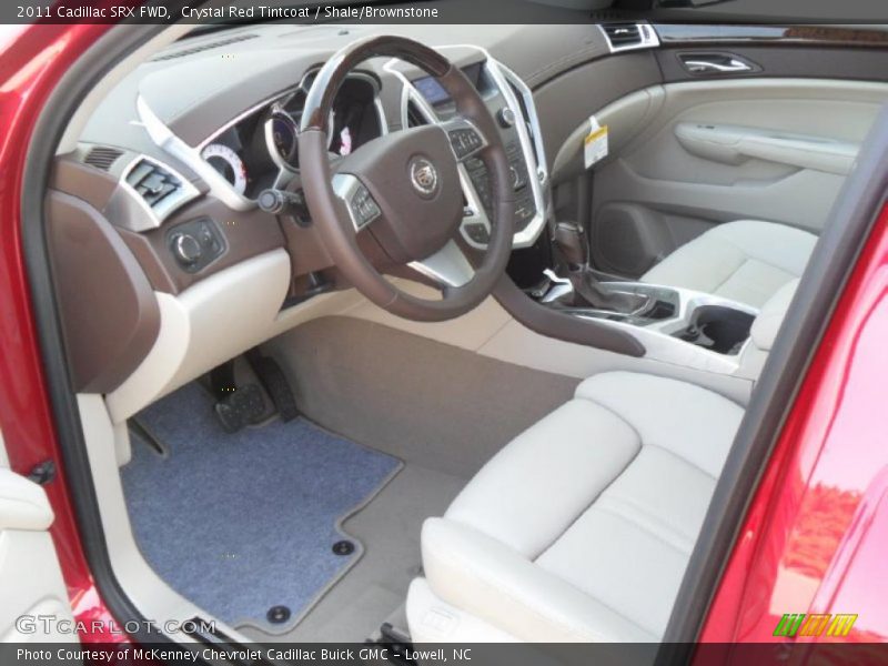 Crystal Red Tintcoat / Shale/Brownstone 2011 Cadillac SRX FWD