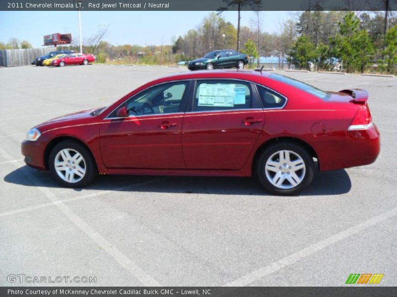 Red Jewel Tintcoat / Neutral 2011 Chevrolet Impala LT