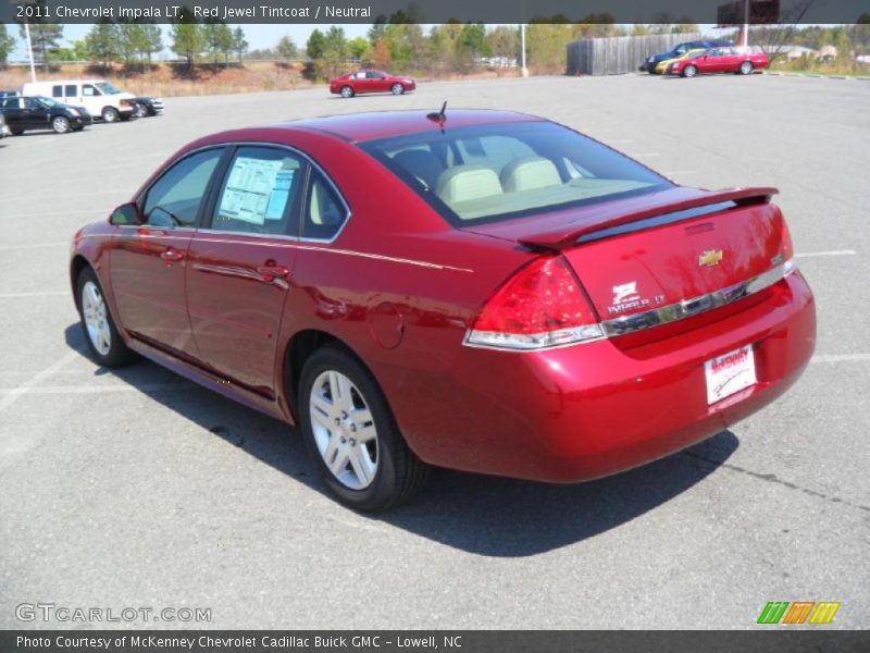 Red Jewel Tintcoat / Neutral 2011 Chevrolet Impala LT