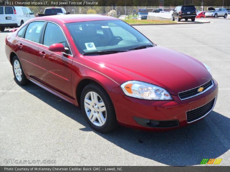 Red Jewel Tintcoat / Neutral 2011 Chevrolet Impala LT