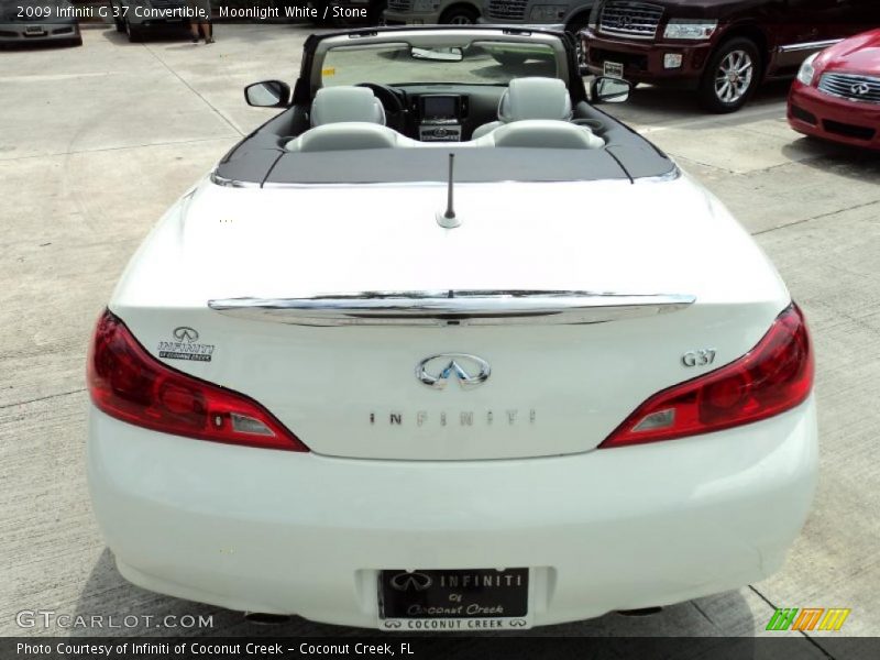 Moonlight White / Stone 2009 Infiniti G 37 Convertible