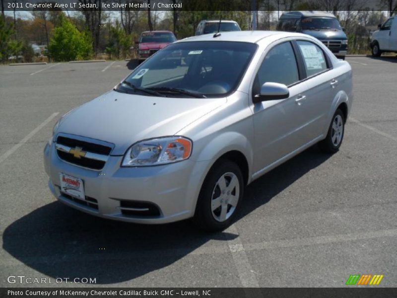 Ice Silver Metallic / Charcoal 2011 Chevrolet Aveo LT Sedan