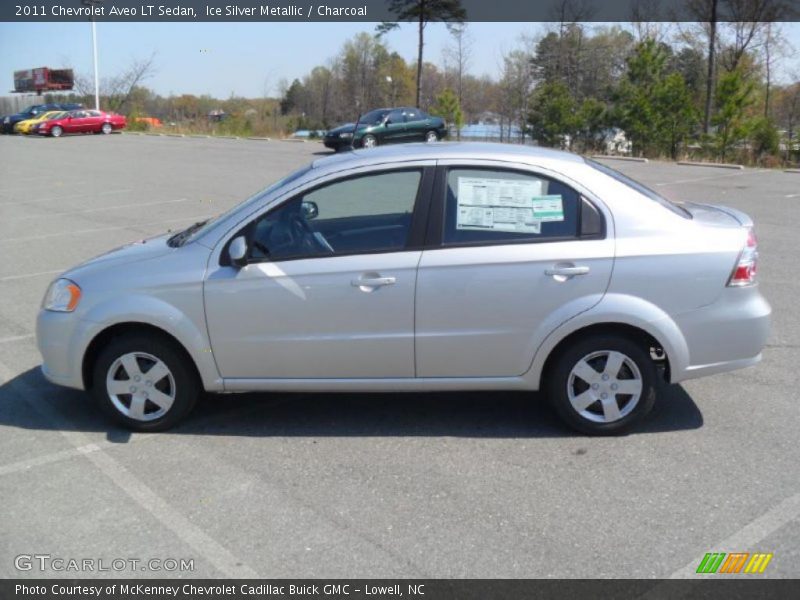 Ice Silver Metallic / Charcoal 2011 Chevrolet Aveo LT Sedan