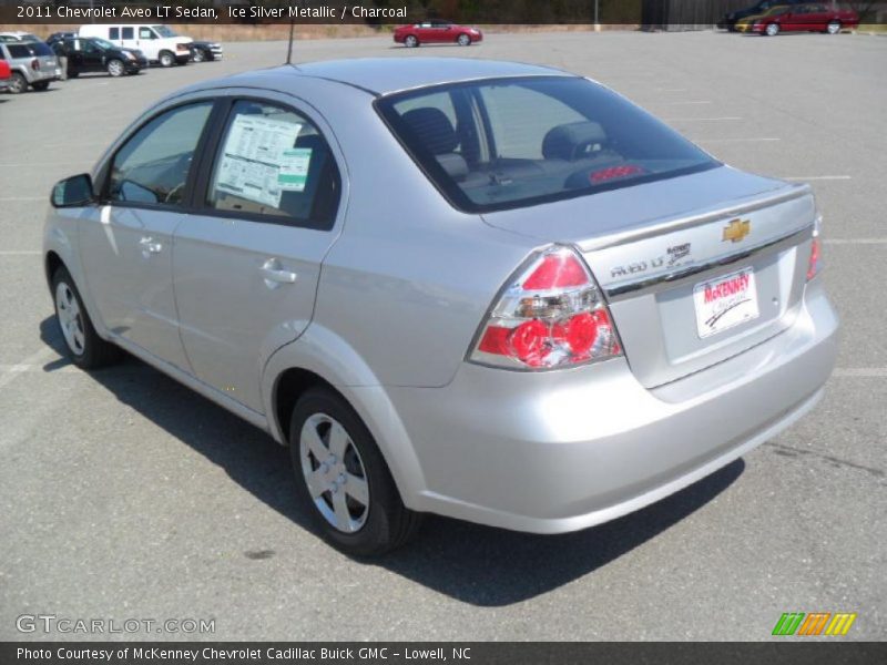 Ice Silver Metallic / Charcoal 2011 Chevrolet Aveo LT Sedan