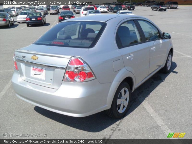 Ice Silver Metallic / Charcoal 2011 Chevrolet Aveo LT Sedan