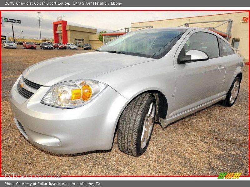 Ultra Silver Metallic / Ebony 2008 Chevrolet Cobalt Sport Coupe