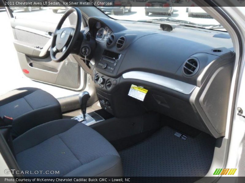Ice Silver Metallic / Charcoal 2011 Chevrolet Aveo LT Sedan