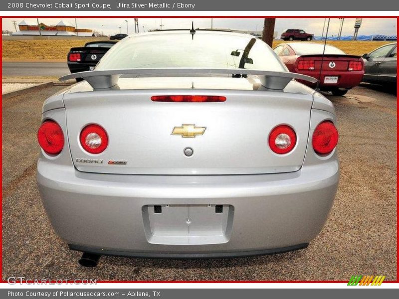 Ultra Silver Metallic / Ebony 2008 Chevrolet Cobalt Sport Coupe