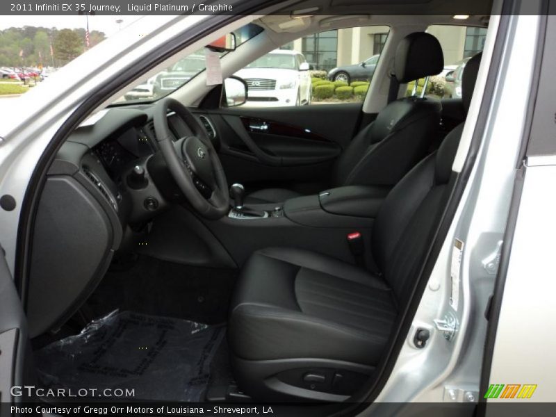 Liquid Platinum / Graphite 2011 Infiniti EX 35 Journey