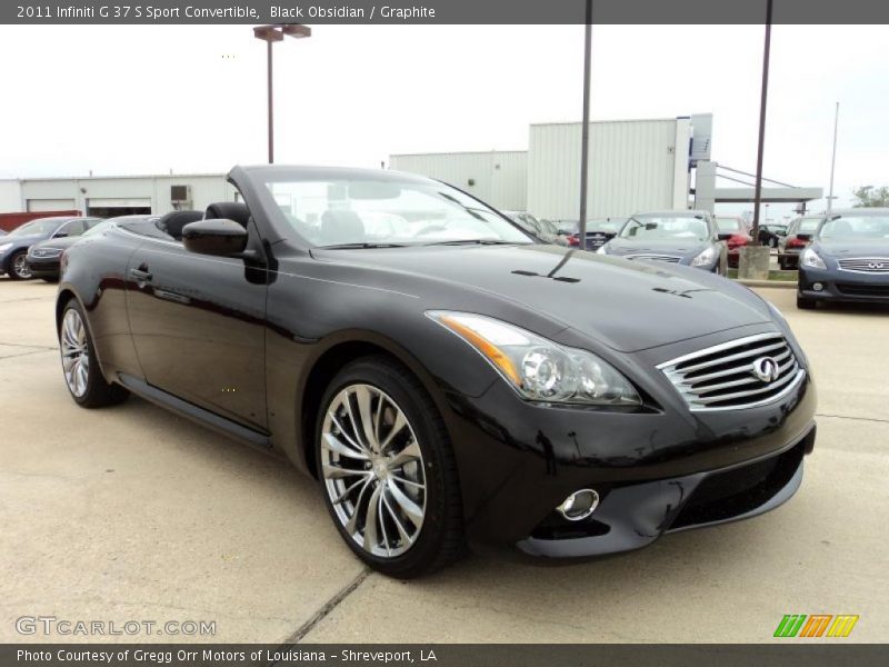 Front 3/4 View of 2011 G 37 S Sport Convertible