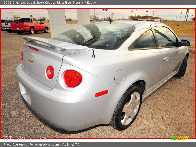 Ultra Silver Metallic / Ebony 2008 Chevrolet Cobalt Sport Coupe