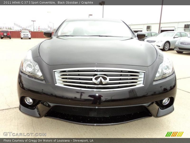 Black Obsidian / Graphite 2011 Infiniti G 37 S Sport Convertible