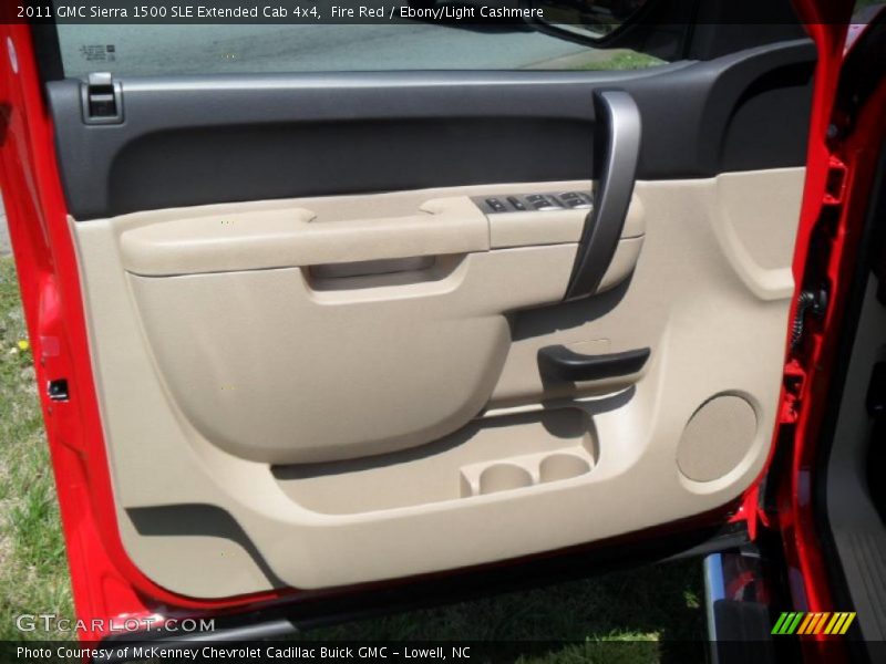 Fire Red / Ebony/Light Cashmere 2011 GMC Sierra 1500 SLE Extended Cab 4x4