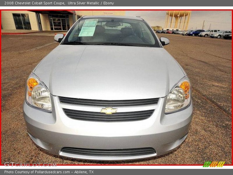 Ultra Silver Metallic / Ebony 2008 Chevrolet Cobalt Sport Coupe