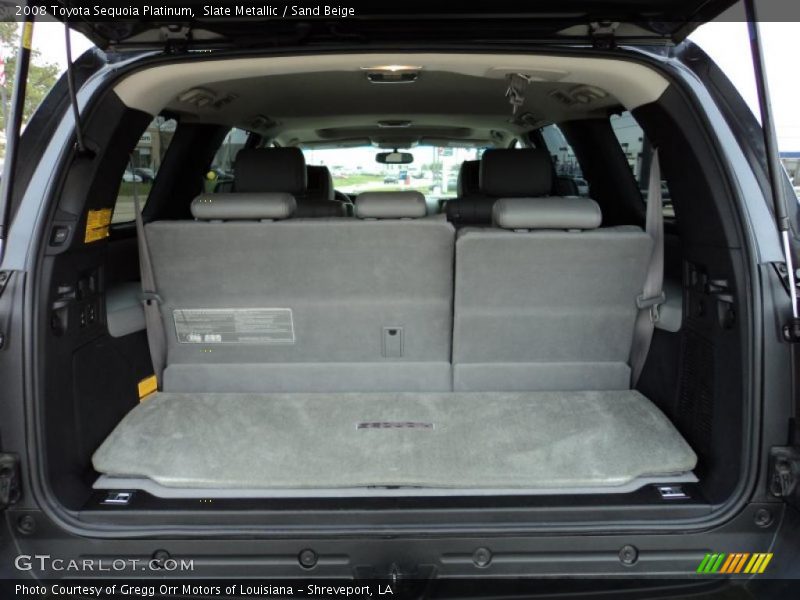  2008 Sequoia Platinum Trunk