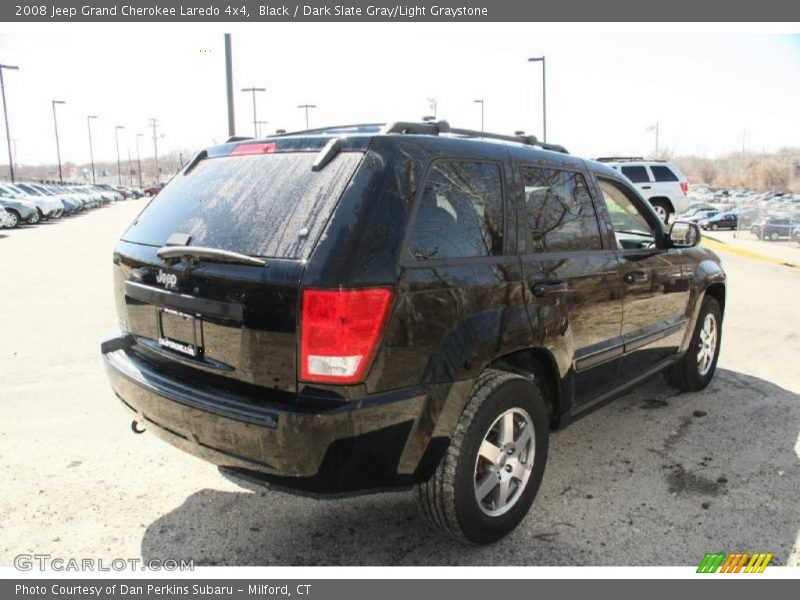 Black / Dark Slate Gray/Light Graystone 2008 Jeep Grand Cherokee Laredo 4x4