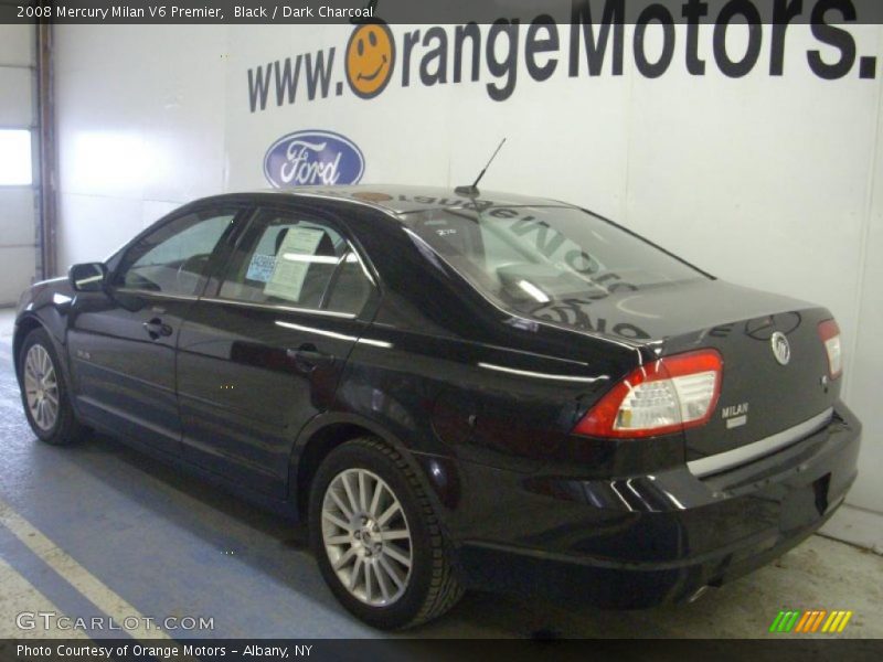 Black / Dark Charcoal 2008 Mercury Milan V6 Premier