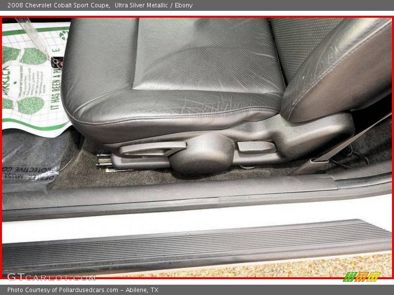 Ultra Silver Metallic / Ebony 2008 Chevrolet Cobalt Sport Coupe