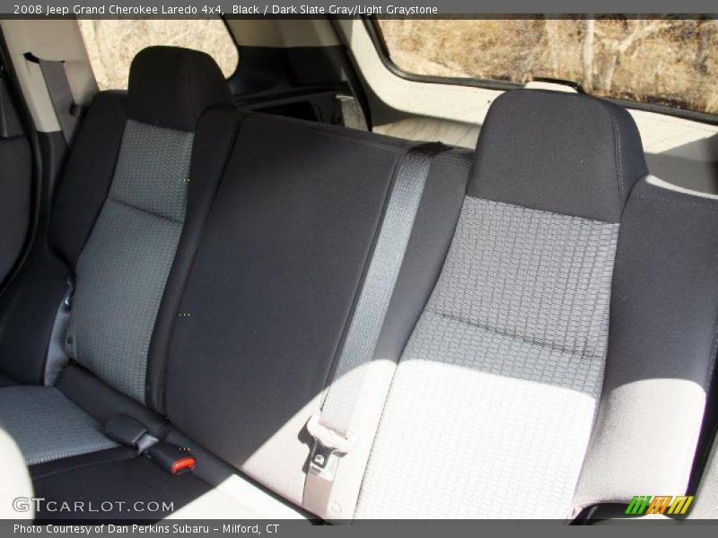 Black / Dark Slate Gray/Light Graystone 2008 Jeep Grand Cherokee Laredo 4x4