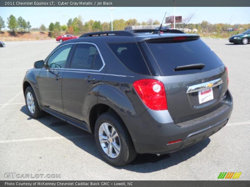 Cyber Gray Metallic / Jet Black 2011 Chevrolet Equinox LT