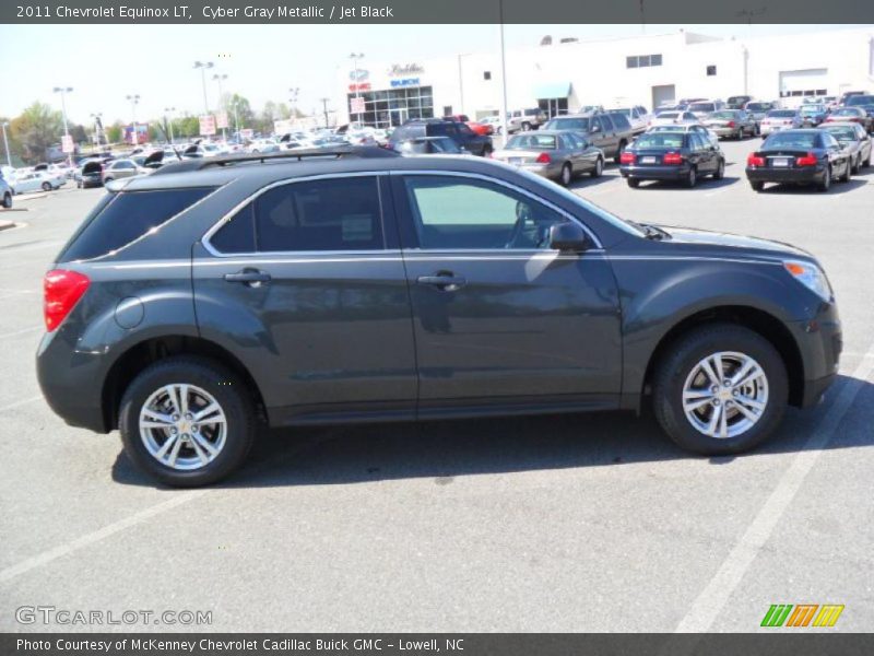 Cyber Gray Metallic / Jet Black 2011 Chevrolet Equinox LT