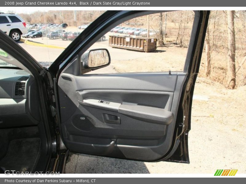 Black / Dark Slate Gray/Light Graystone 2008 Jeep Grand Cherokee Laredo 4x4