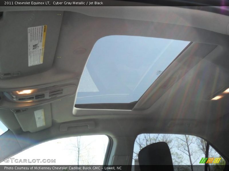 Cyber Gray Metallic / Jet Black 2011 Chevrolet Equinox LT