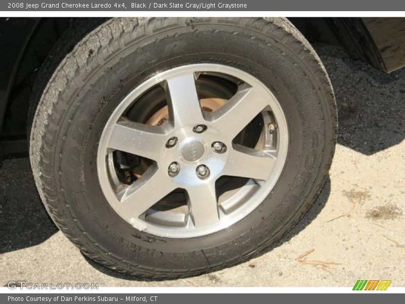 Black / Dark Slate Gray/Light Graystone 2008 Jeep Grand Cherokee Laredo 4x4