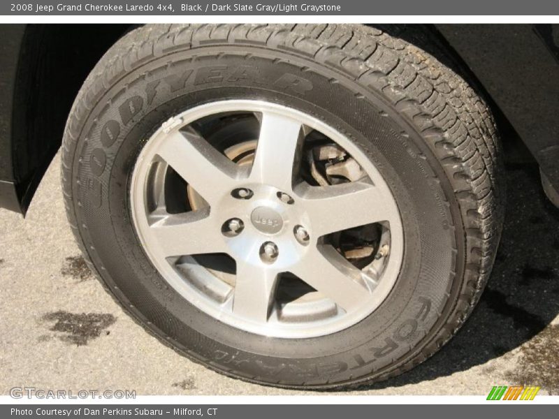 Black / Dark Slate Gray/Light Graystone 2008 Jeep Grand Cherokee Laredo 4x4
