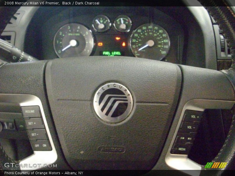 Black / Dark Charcoal 2008 Mercury Milan V6 Premier
