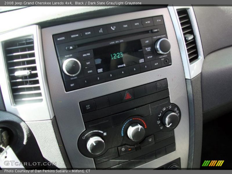 Black / Dark Slate Gray/Light Graystone 2008 Jeep Grand Cherokee Laredo 4x4