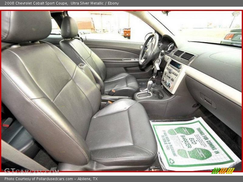 Ultra Silver Metallic / Ebony 2008 Chevrolet Cobalt Sport Coupe
