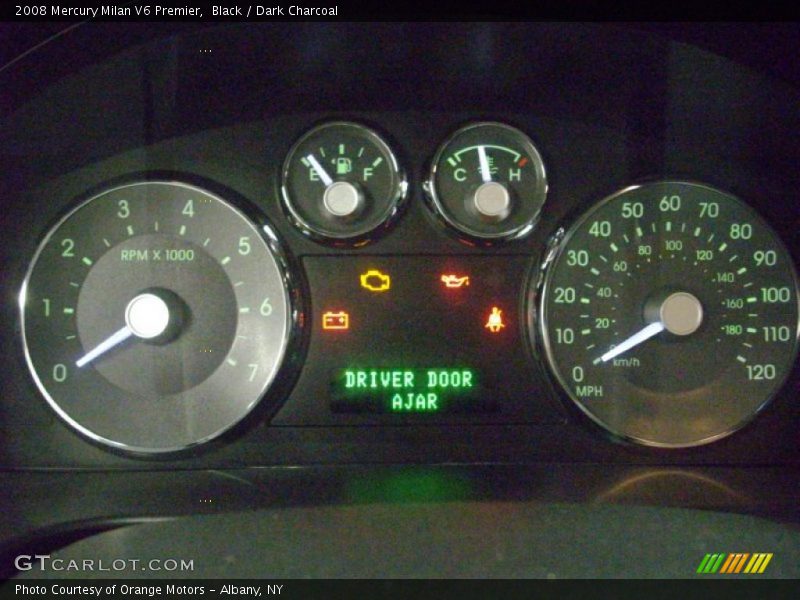 Black / Dark Charcoal 2008 Mercury Milan V6 Premier
