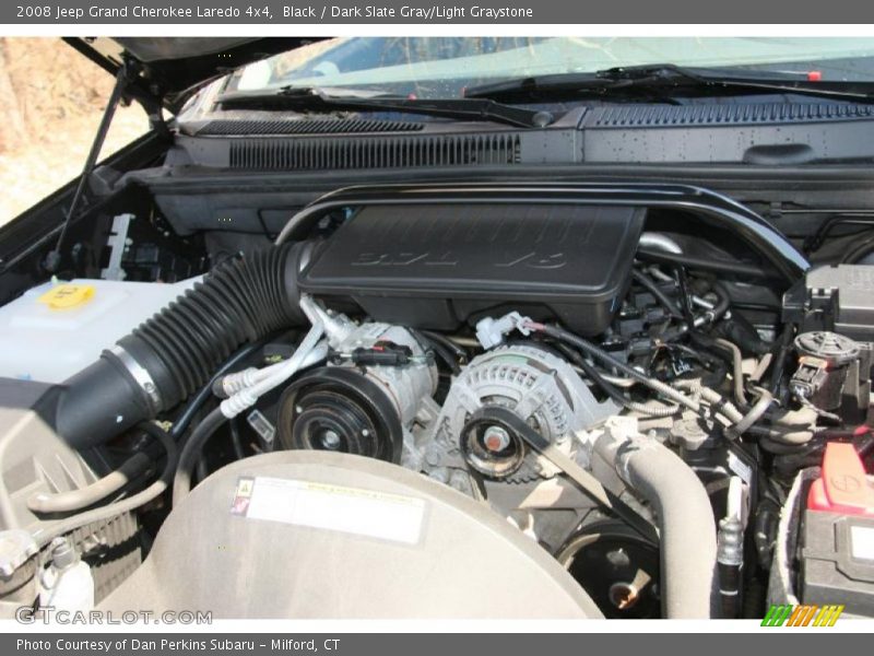 Black / Dark Slate Gray/Light Graystone 2008 Jeep Grand Cherokee Laredo 4x4