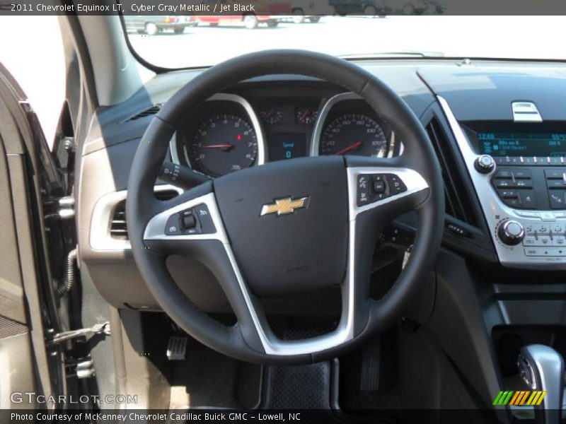 Cyber Gray Metallic / Jet Black 2011 Chevrolet Equinox LT