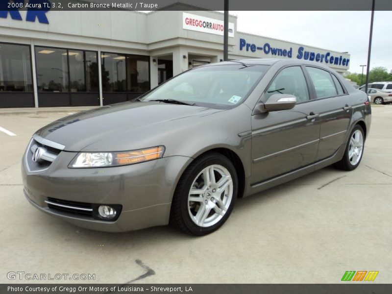 Carbon Bronze Metallic / Taupe 2008 Acura TL 3.2